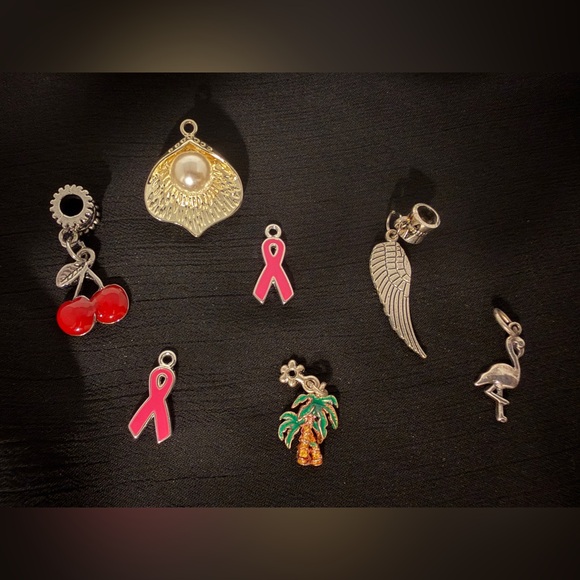 Assorted Charms for Jewelry Making and Crafting Lot Of 7 Assorted Charms - Picture 2 of 2